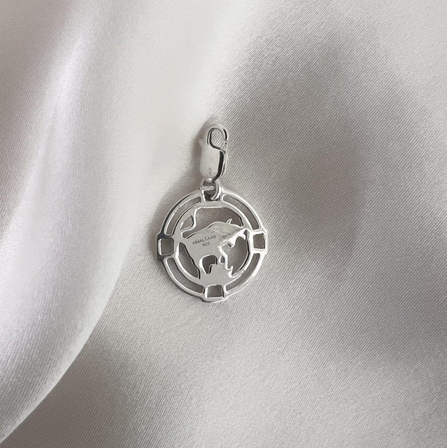 Taurus Pendant in 92.5 Silver
