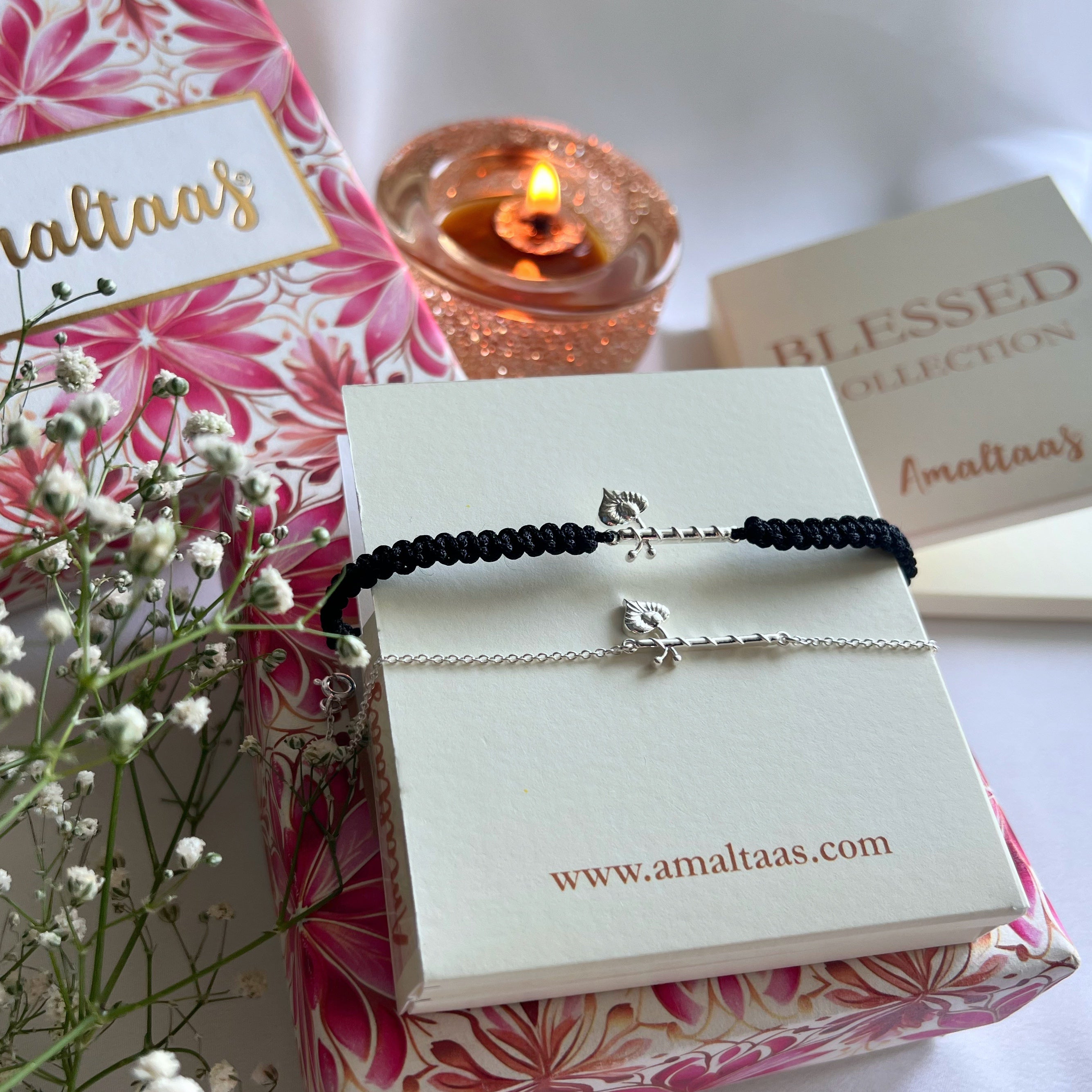 COUPLE - Thakur ji 92.5 Silver Bracelets – Amaltaas