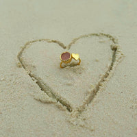 My Heart Ring - With Rose Quartz