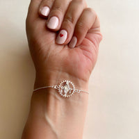 Women - Shankh Blessings 92.5 Silver Bracelet