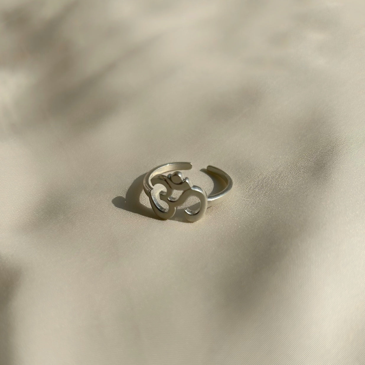 WOMEN RING - 92.5 Silver OM Ring