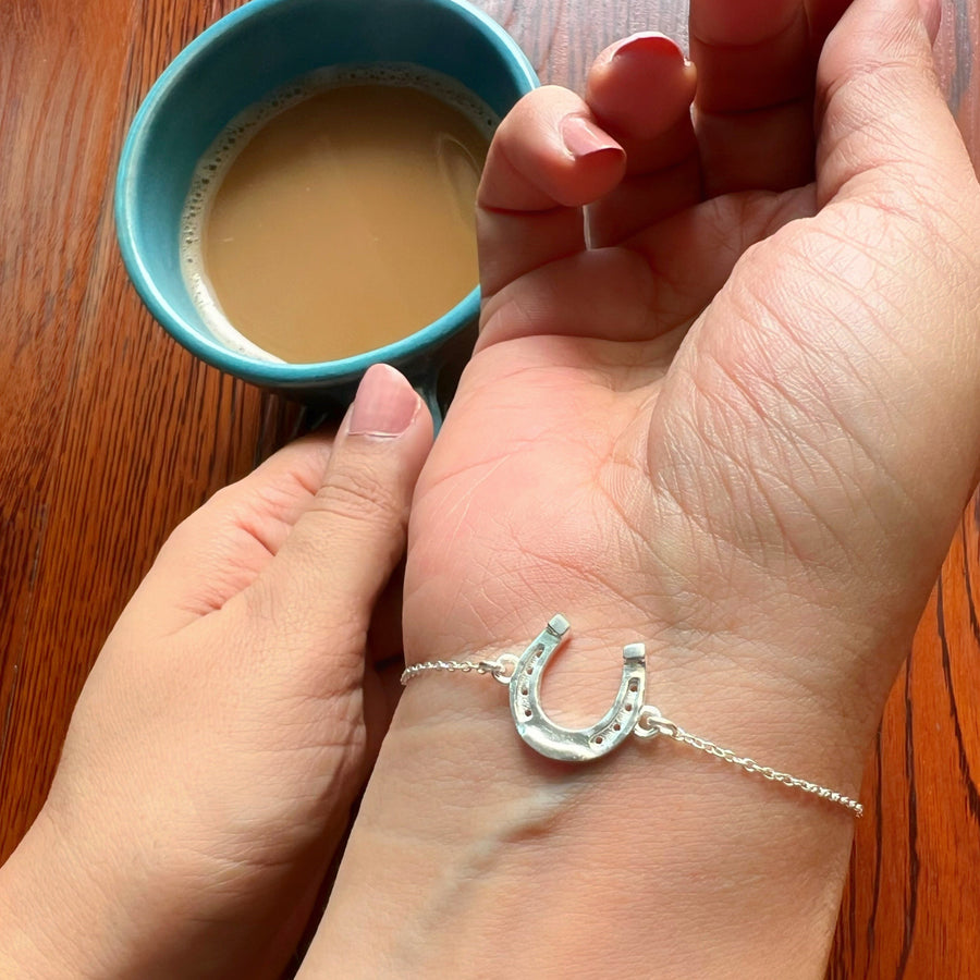 Women - HorseShoe 92.5 Silver Bracelet