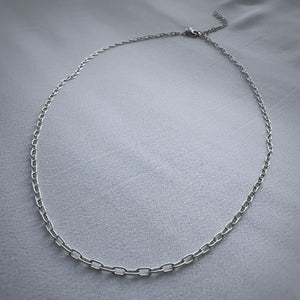 
            
                Load image into Gallery viewer, 92.5 Silver Link Chain Necklace (Zodiac Charm not included)
            
        