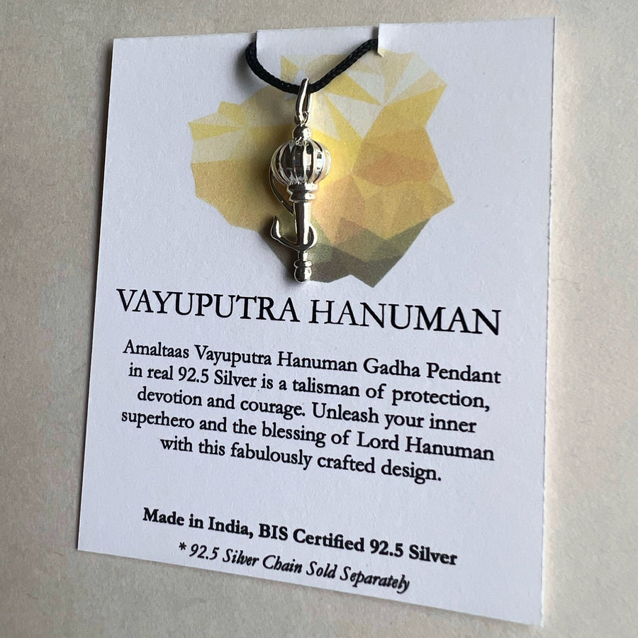 PENDANT- Vayuputra Gadda 92.5 Silver