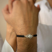 MEN- Kanha Morpankh 92.5 Silver Bracelet