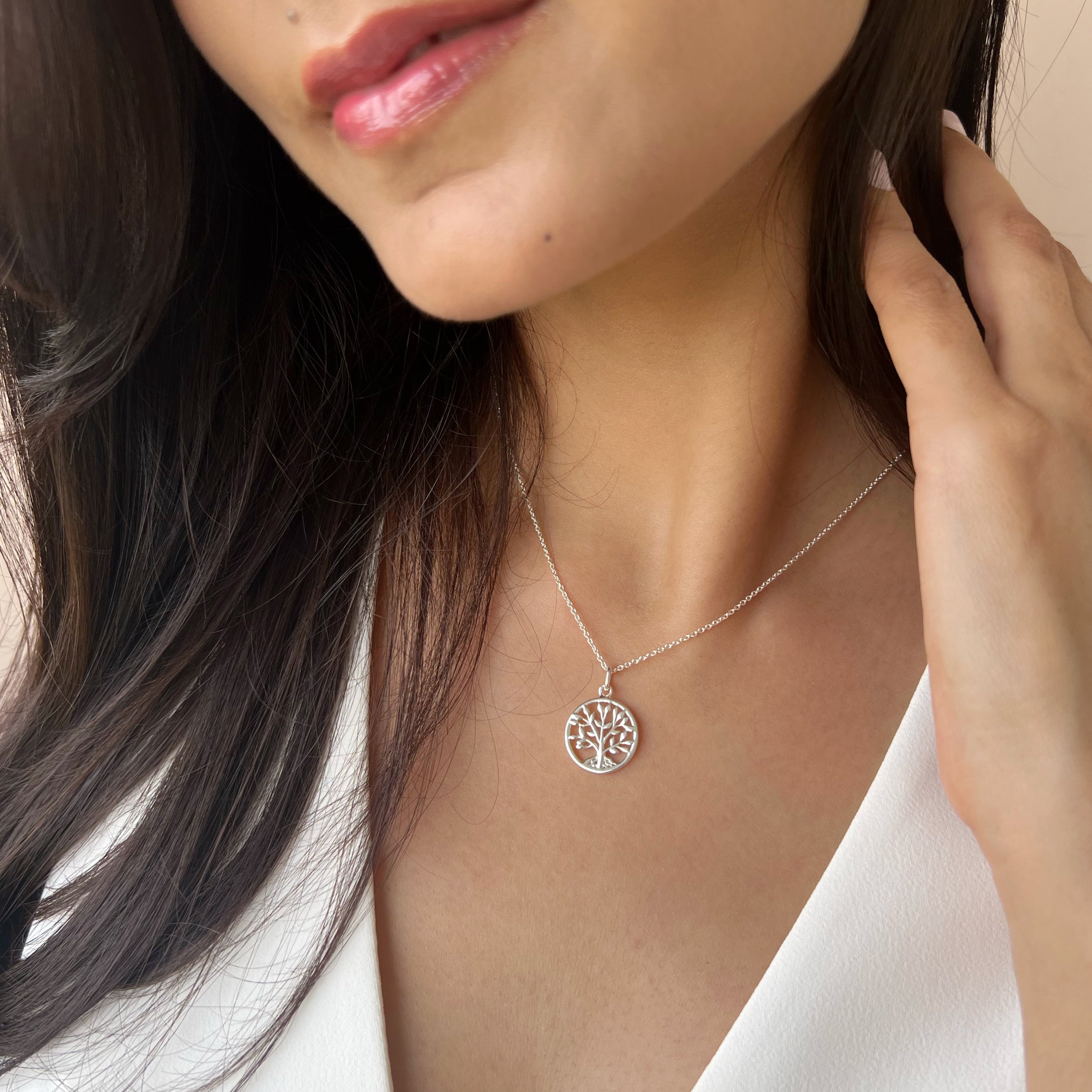NECKLACE - Tree of life 92.5 Silver Pendant and Chain