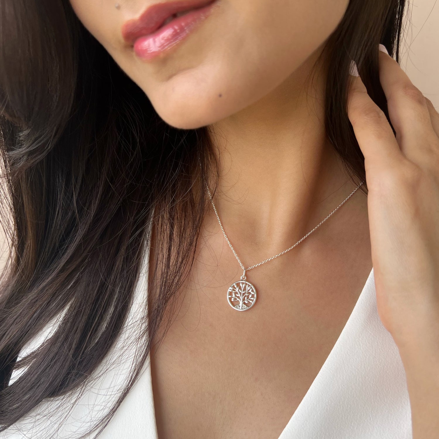 NECKLACE - Tree of life 92.5 Silver Pendant and Chain