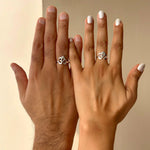 COUPLE RING - OM 92.5 Silver