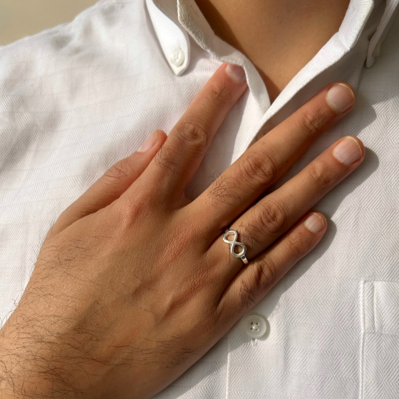 Men Ring - Infinity 92.5 Silver