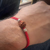 Men - Rudraksha Shiva Bracelet with 92.5 Silver Beads
