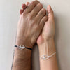 Couple - Cross My Heart 92.5 Silver Bracelets