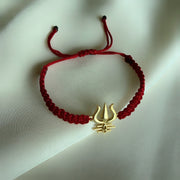 PREORDER  - Mahadev's Trishul Bracelet - Blessed 22k Gold-plated