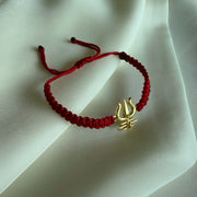 PREORDER  - Mahadev's Trishul Bracelet - Blessed 22k Gold-plated