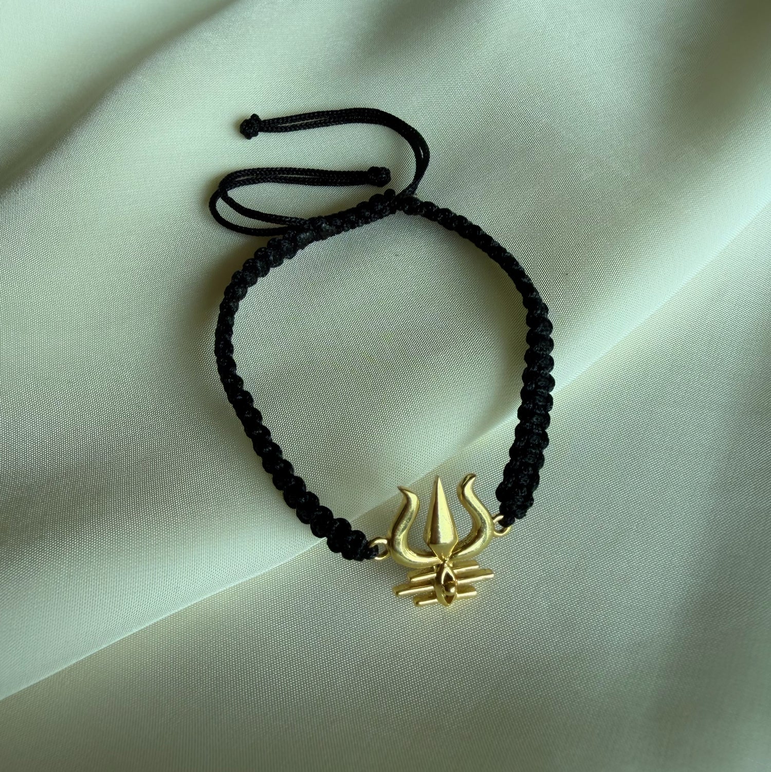 Mahadev's Trishul Bracelet - Blessed 22k Gold-plated