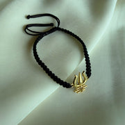 PREORDER  - Mahadev's Trishul Bracelet - Blessed 22k Gold-plated