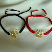 PREORDER  - Mahadev's Trishul Bracelet - Blessed 22k Gold-plated