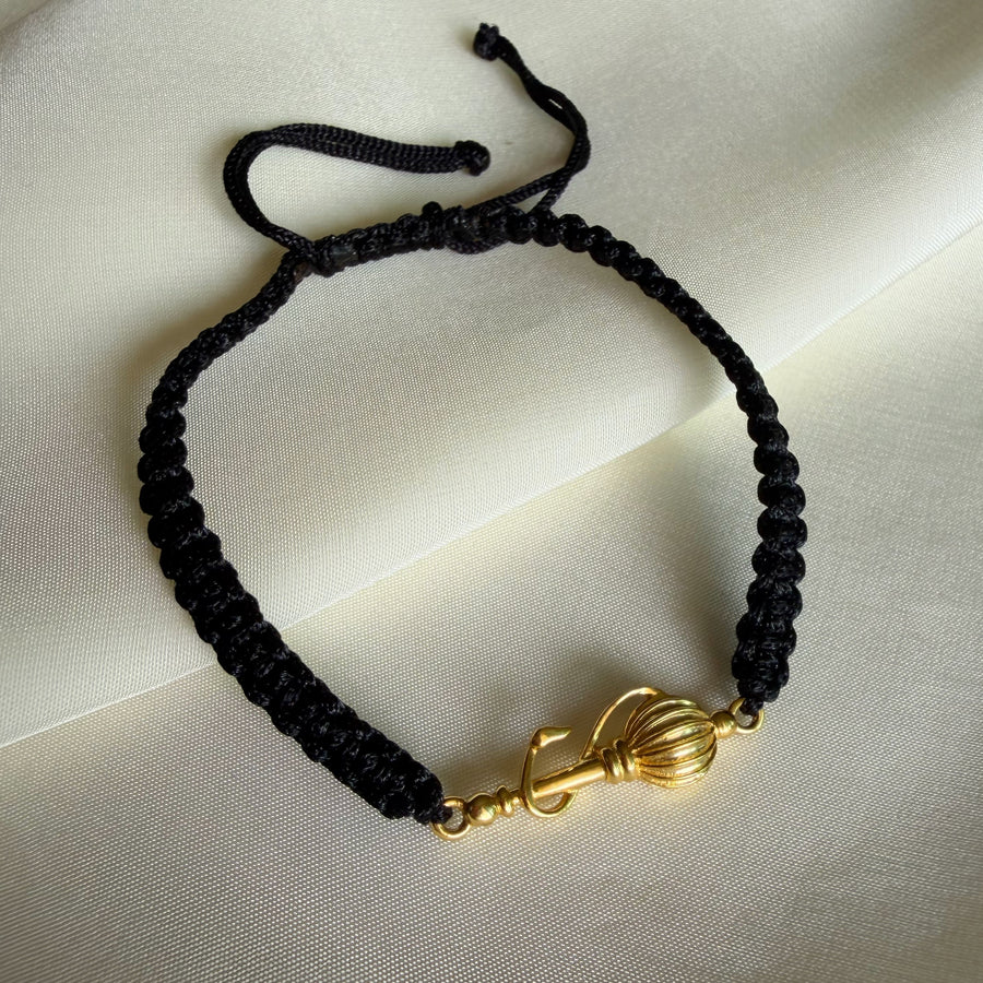 PREORDER  - Vayuputra Gada Bracelet - Blessed 22k Gold-plated