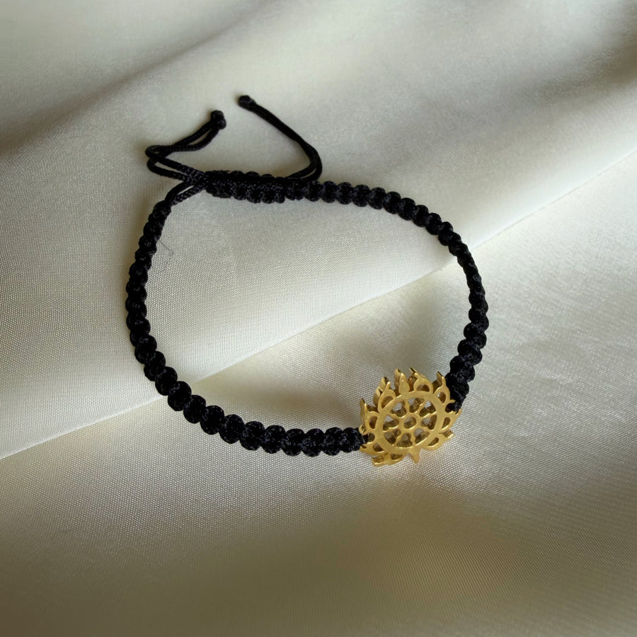 PREORDER  - Sudarshan Chakra Bracelet - Blessed 22k Gold-plated
