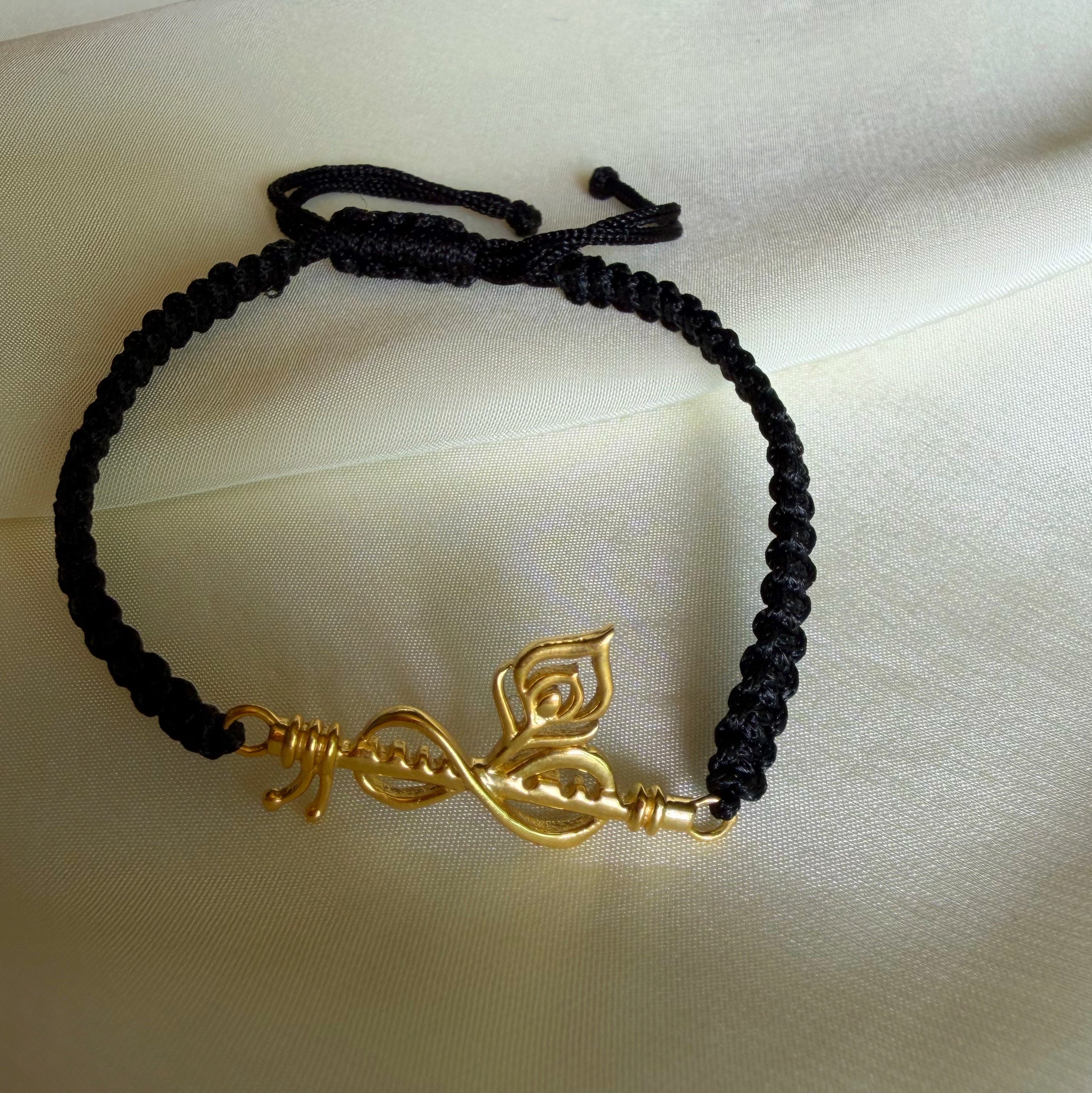Forever Thakurji Love Bracelet - Blessed 22k Gold-plated
