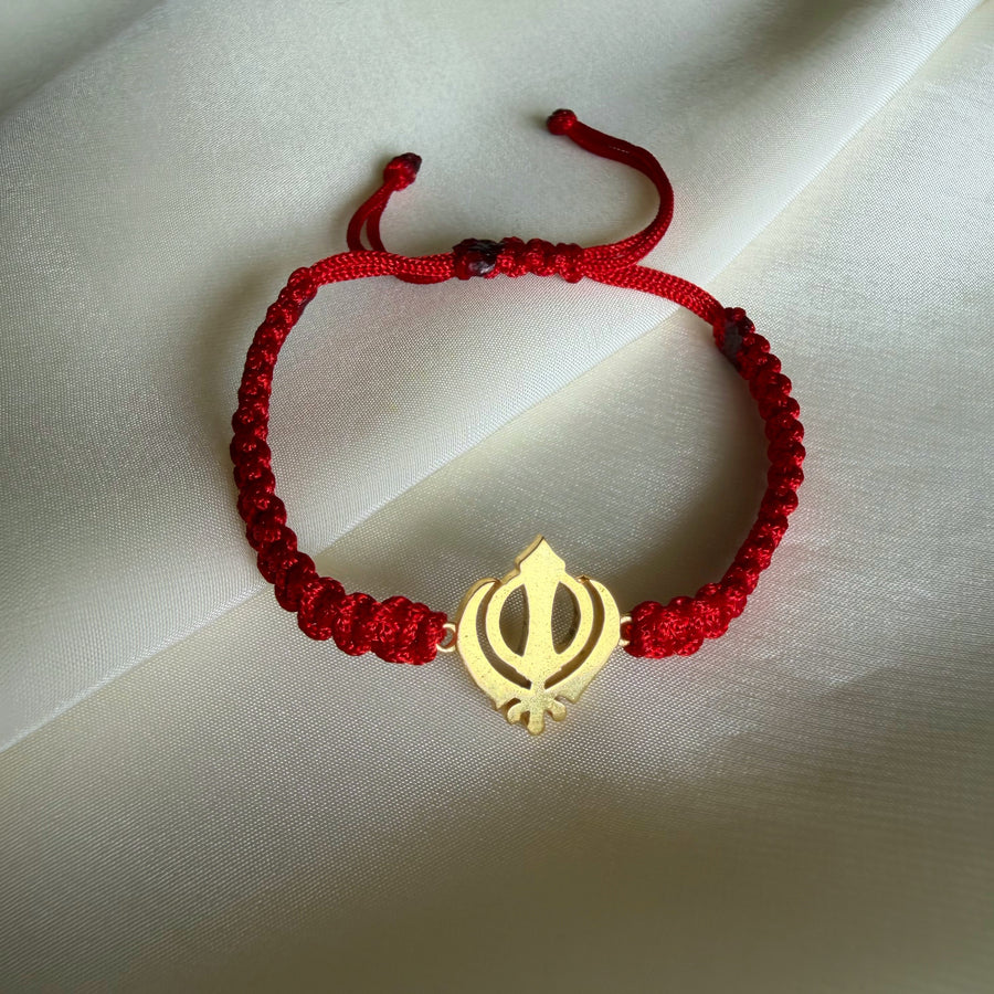PREORDER  - Khanda Bracelet - Blessed 22k Gold-plated