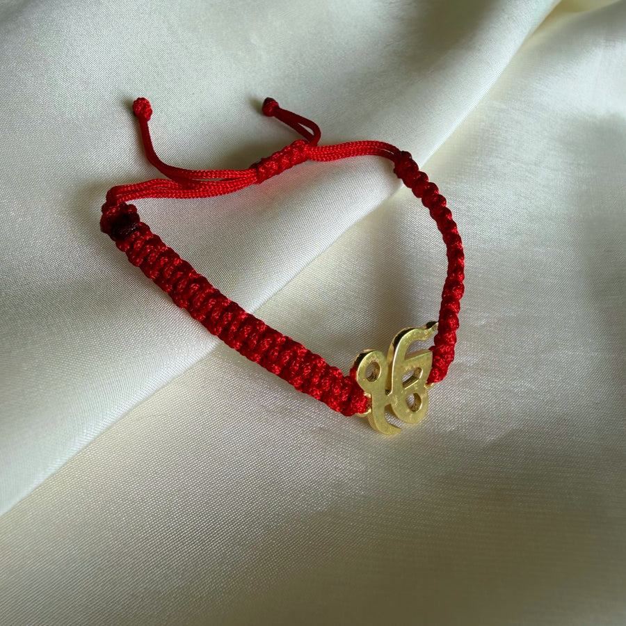 PREORDER  - Ek Onkar Raab Rakha Bracelet - Blessed 22k Gold-plated