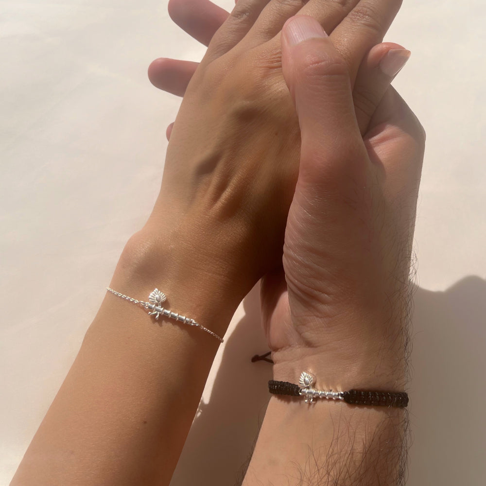 COUPLE - Thakur ji 92.5 Silver Bracelets