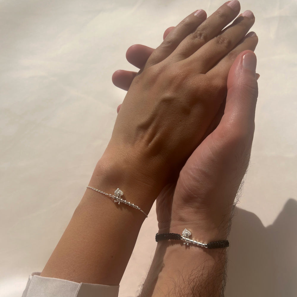 COUPLE - Thakur ji 92.5 Silver Bracelets
