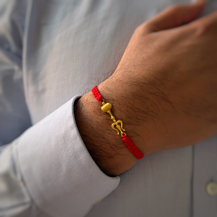 PREORDER  - Shivastra Bracelet - Blessed 22k Gold-plated