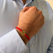 PREORDER  - Sudarshan Chakra Bracelet - Blessed 22k Gold-plated