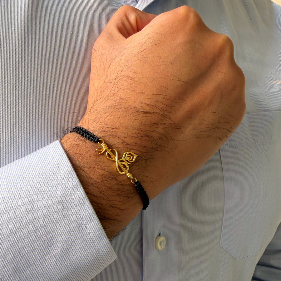 PREORDER  - Forever Thakurji Love Bracelet - Blessed 22k Gold-plated