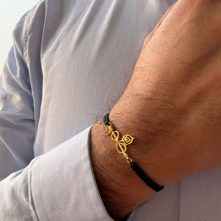 PREORDER  - Forever Thakurji Love Bracelet - Blessed 22k Gold-plated