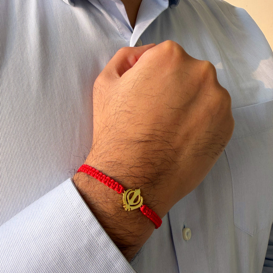 PREORDER  - Khanda Bracelet - Blessed 22k Gold-plated