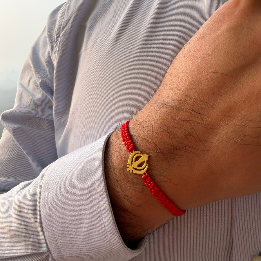 PREORDER  - Khanda Bracelet - Blessed 22k Gold-plated