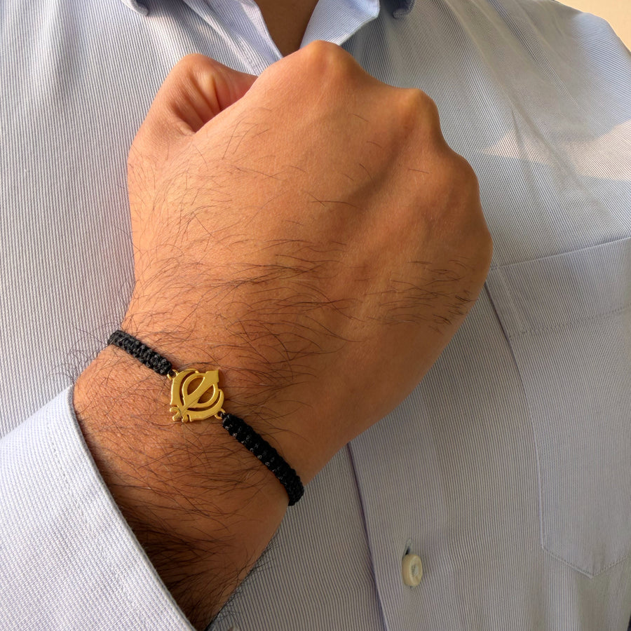 PREORDER  - Khanda Bracelet - Blessed 22k Gold-plated