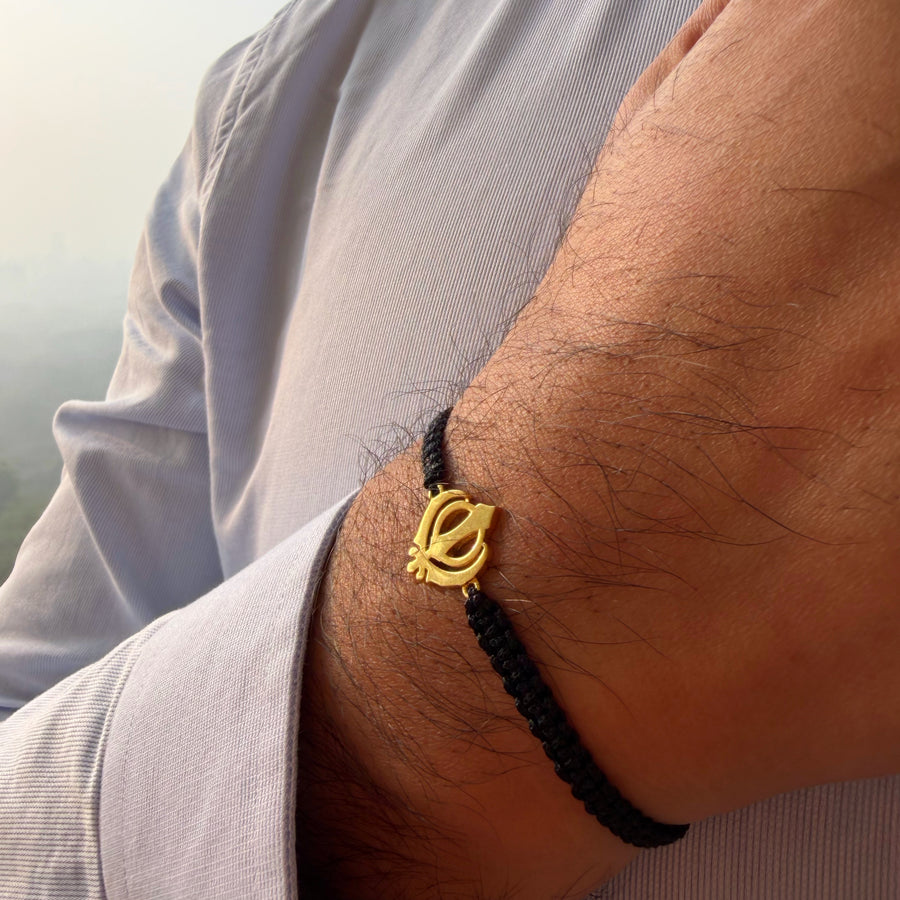 PREORDER  - Khanda Bracelet - Blessed 22k Gold-plated