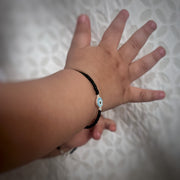 KIDS- Evileye Cutiepie Enamel 92.5 Silver Bracelet (Single)