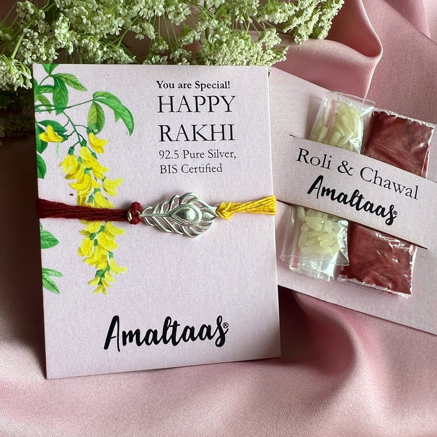 Kanha Morpankh 92.5 Silver Rakhi
