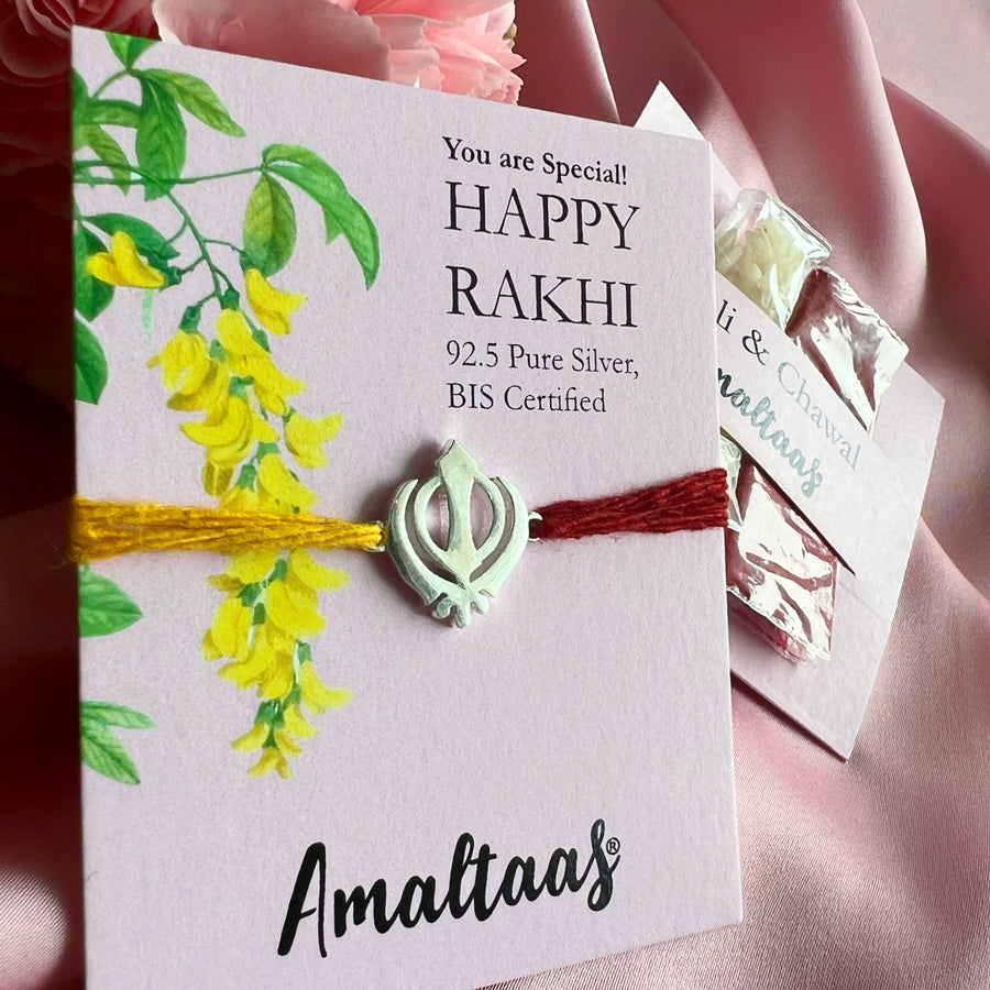 Khanda 92.5 Silver Rakhi