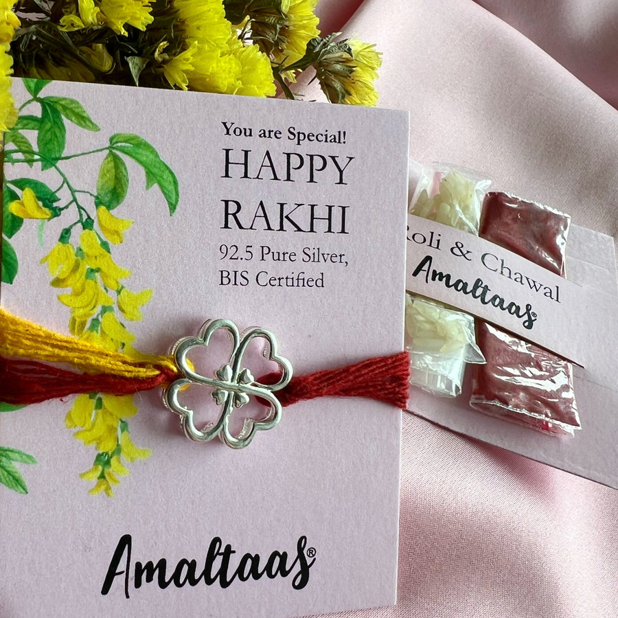 Lucky Clover – 92.5 Silver Rakhi