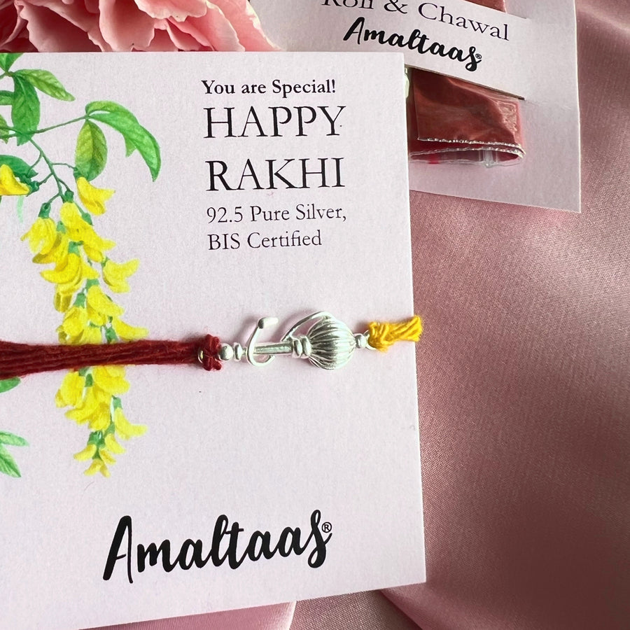 Vayuputra Gada 92.5 Silver Rakhi