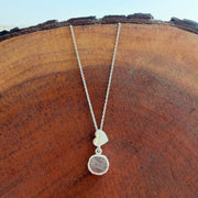 My Heart Necklace - With Rose Quartz