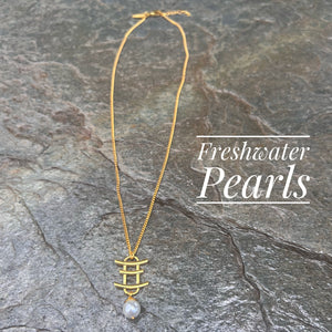 
            
                Load image into Gallery viewer, Torii Freshwater Pearl Necklace
            
        