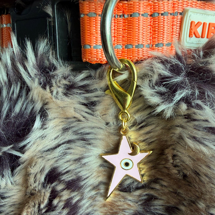Pet Protection EvilEye – Pink Star Charm
