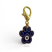 Blue Paw Charm