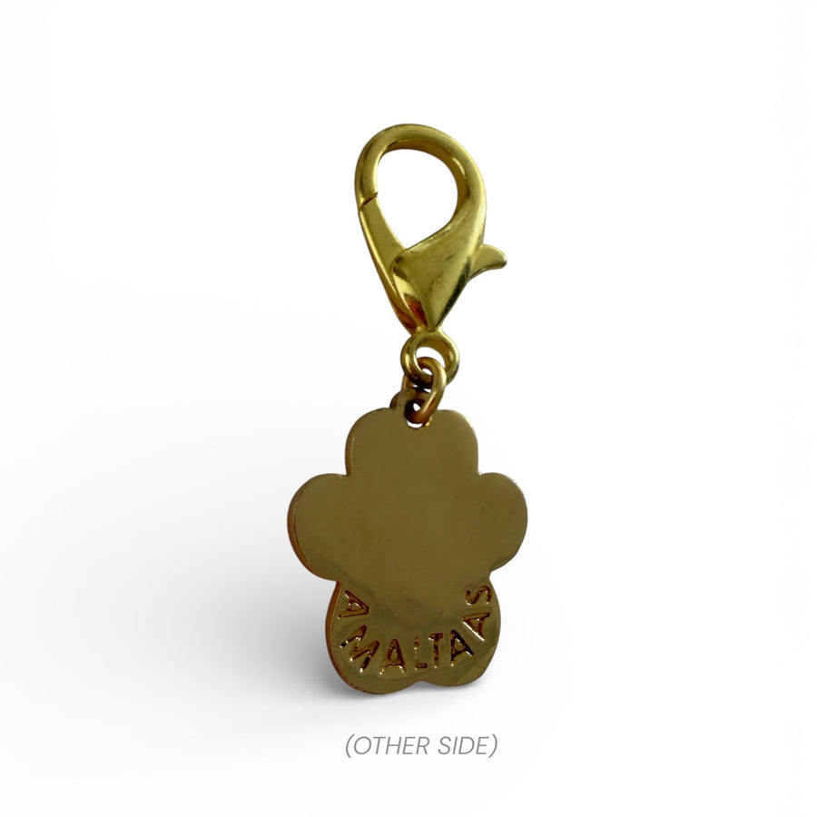 Blue Paw Charm