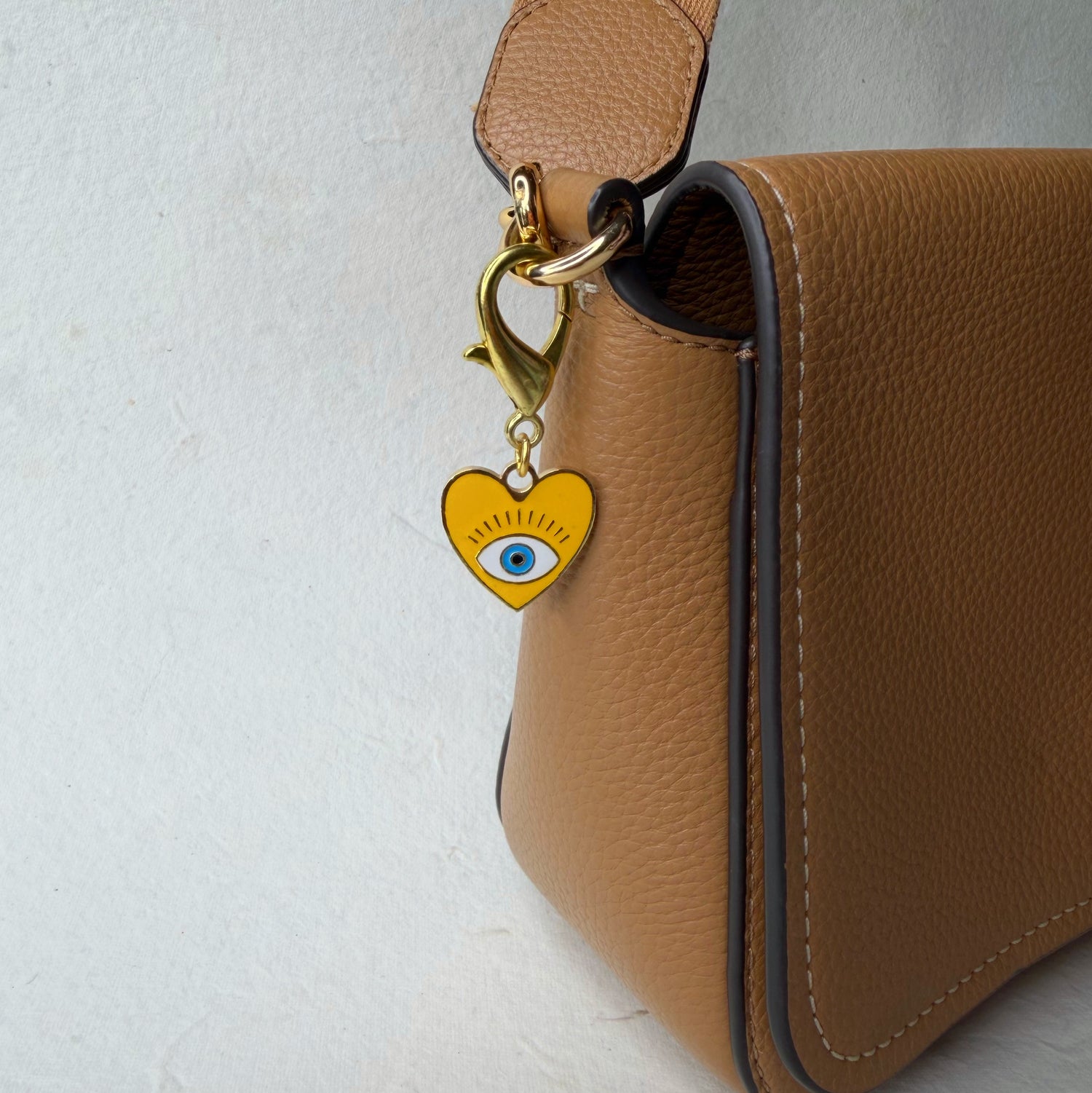 Yellow Heart Charm