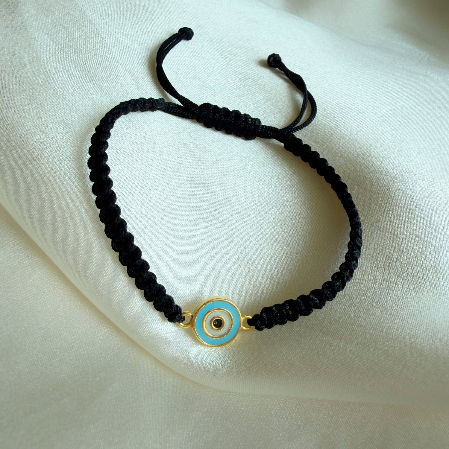 EvilEye Nazar Guardian Bracelet - Blessed 22k Gold-plated