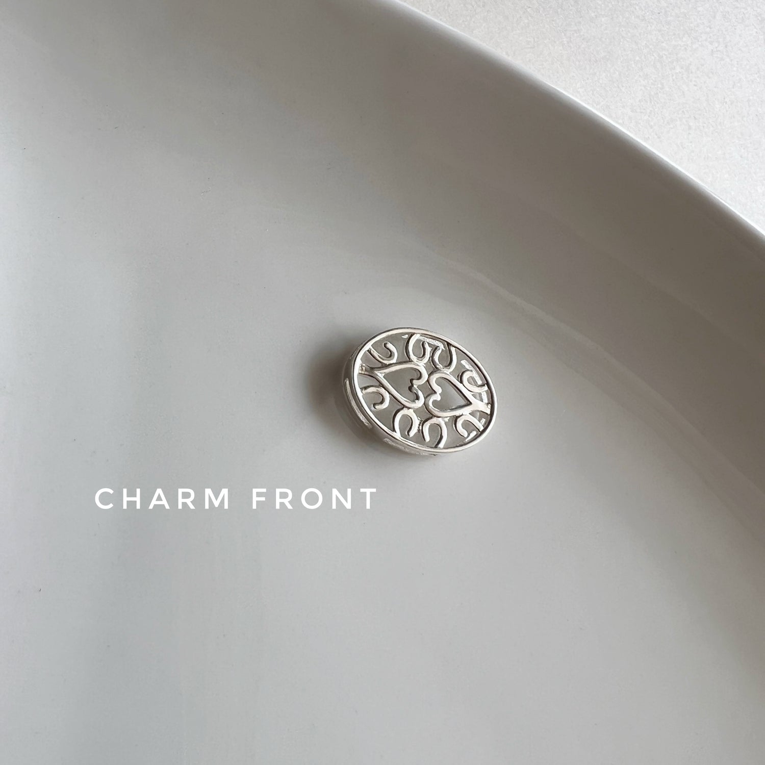 PENDANT - EvilEye Heartline in 92.5 Silver