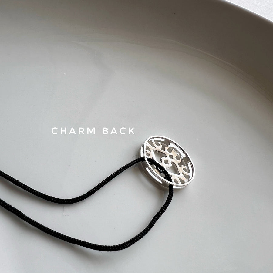 PENDANT - EvilEye Heartline in 92.5 Silver