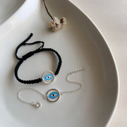 COUPLE – Full Circle Nazar EvilEye, 92.5 Silver Bracelet